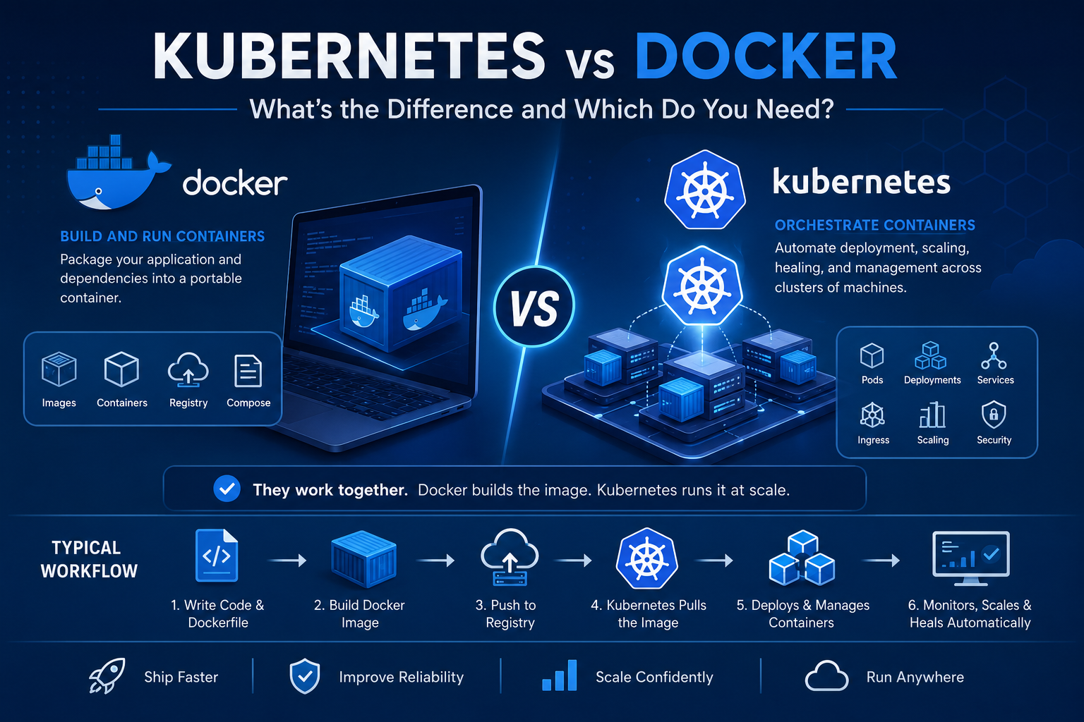Kubernetes vs Docker