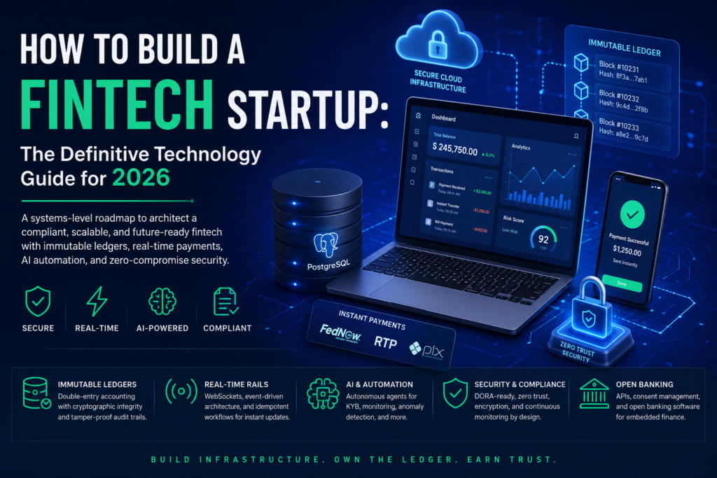how to build a fintech startup