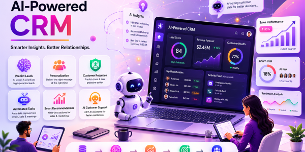 AI powered CRM development