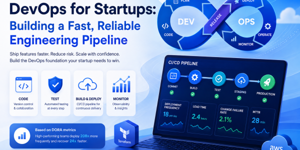 DevOps for Startups: Building a Fast, Reliable Engineering Pipeline