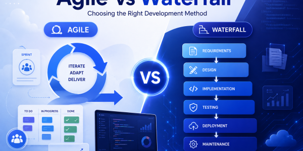 agile vs waterfall software development