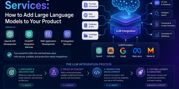 LLM Integration Services: How to Add LargeLanguage Models to Your Product